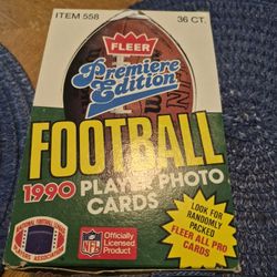 1990 Fleer premiere edition football cards