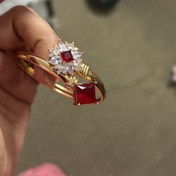 Rose Gold Artificial Bracelet 