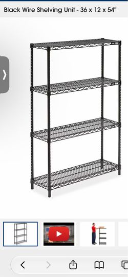 chrome wire rack shelving