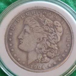 1904 Silver "Morgan" Dollar