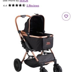VEVOR Foldable Pet Stroller 