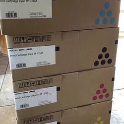 Toner Ricoh ink SP310A. All four colors. 