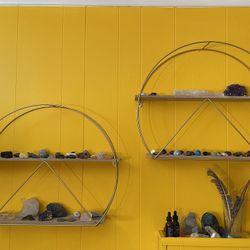 Bookshelves (2 Round And 2 Diamonds)
