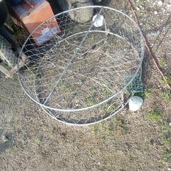 2 Stainless Steel Crab Pots 36"-11"  4 Entry Points $50.00 Each 