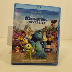 BLU RAY / DVD COMBO PACK MONSTERS UNIVERSITY. DISNEY - PIXAR GREAT $5