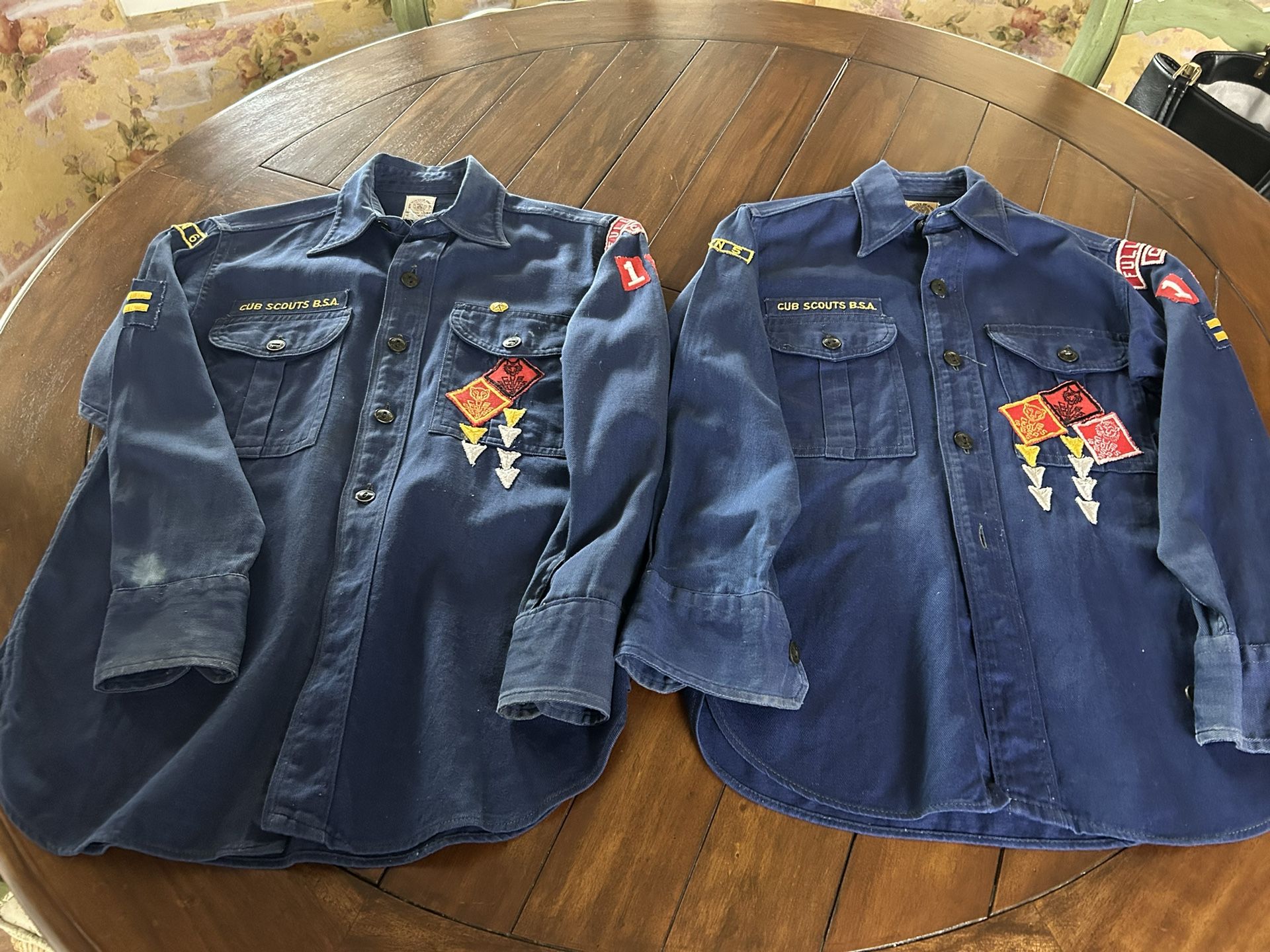 Vintage Cub Scout Shirts  $15 Each
