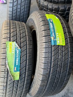 265/65R17 brand new ties with no warranty for 150 install