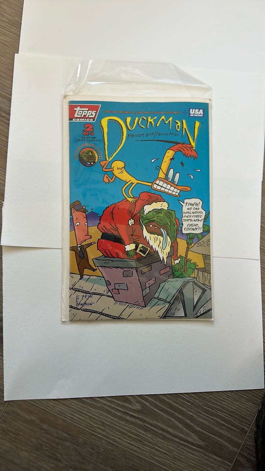 Vintage Duck man Comic Books
