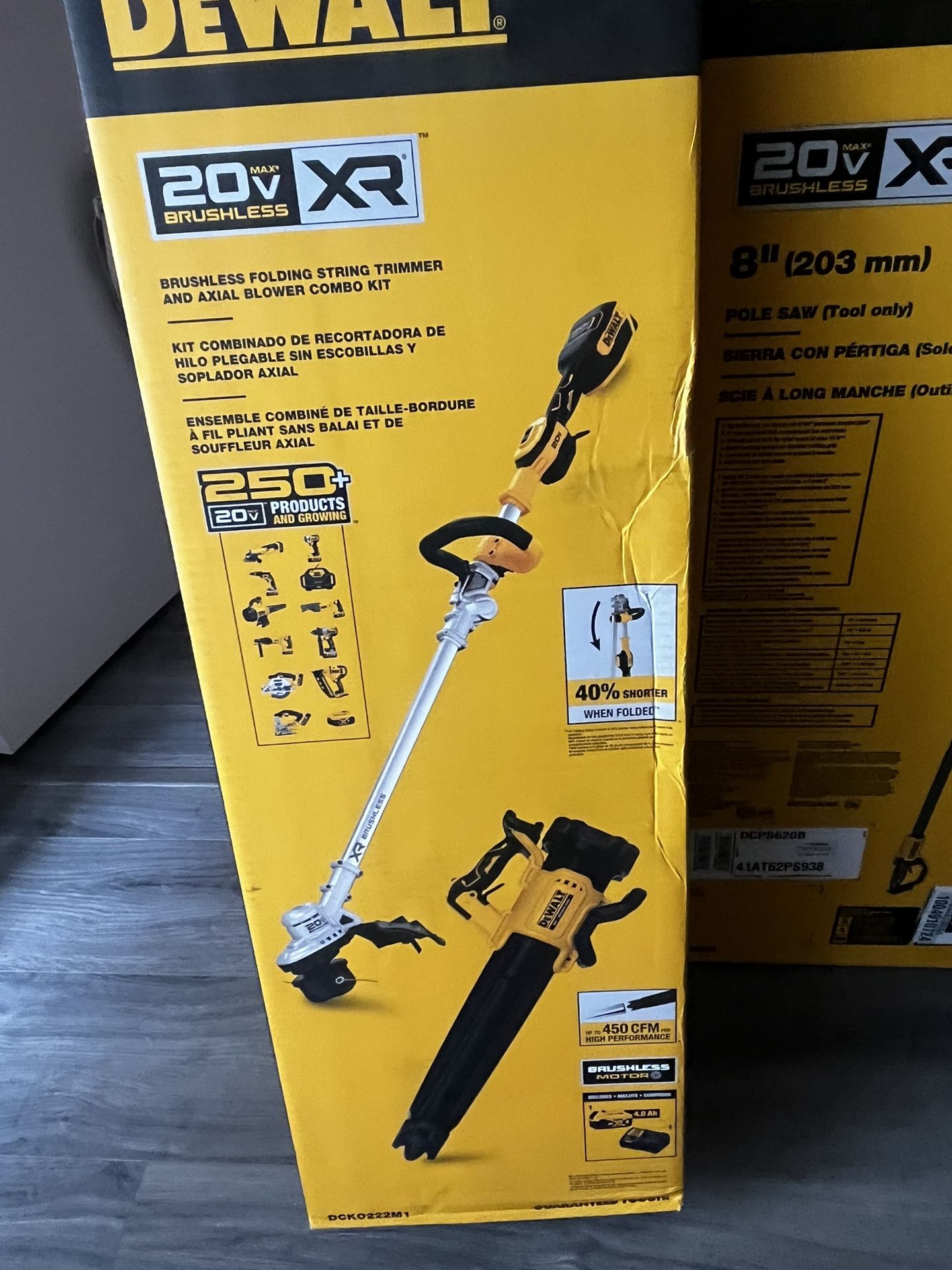 20 V. Brushless Trimmer Blowers Set 