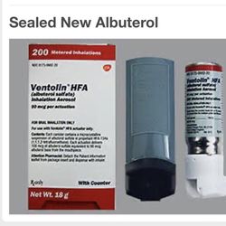 Sealed New Albuterol