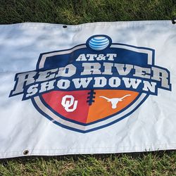 Red River Showdown Banner Texas Longhorns Football