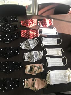 Masks 1 for $5 or 3 for $10