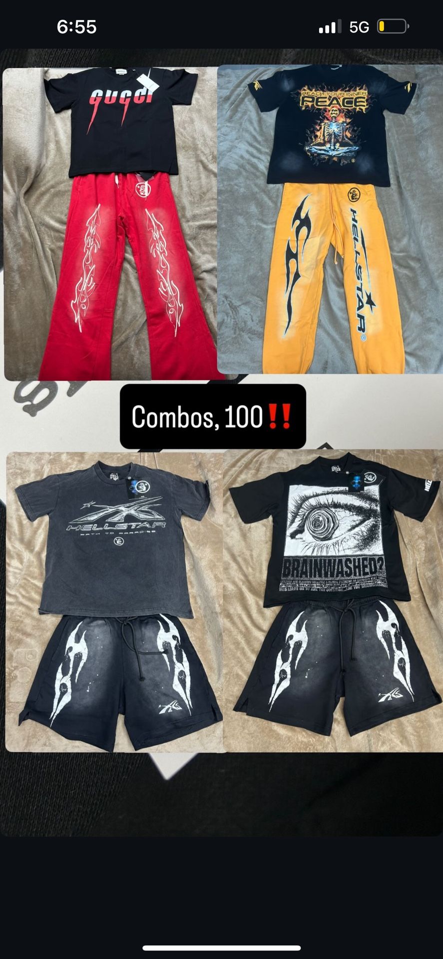 Hellstar/ 1 Gucci Shirt