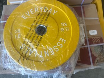 New pair of 35 pounds bumper weight