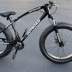 26” Fat Tire All Terrain Bike