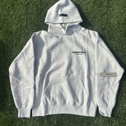 Light Oatmeal Essentials Hoodie 