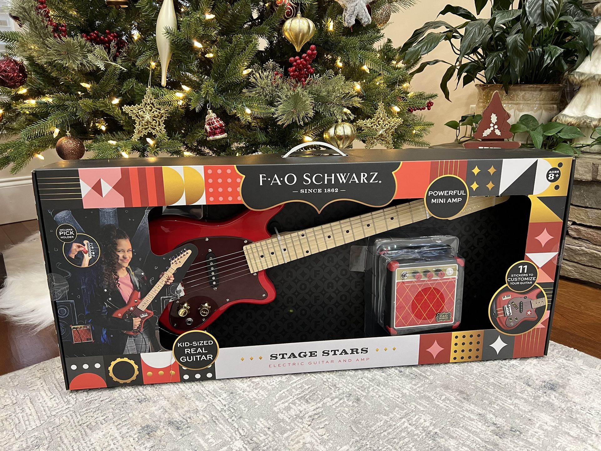 New In The Box FAO Schwarz Stage Stars Electric 6-String Guitar And Amp