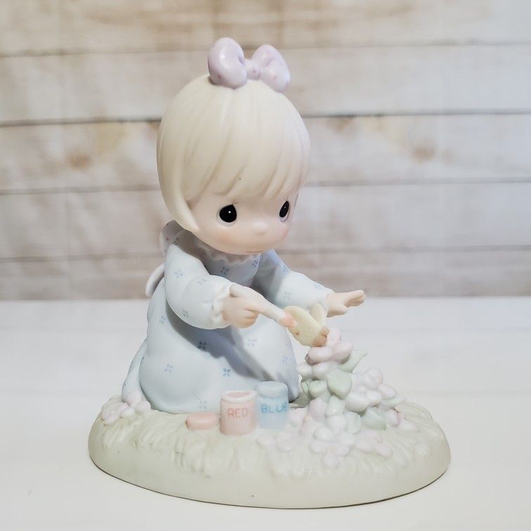 Precious Moments Figurine God Bless You For Touching My Life