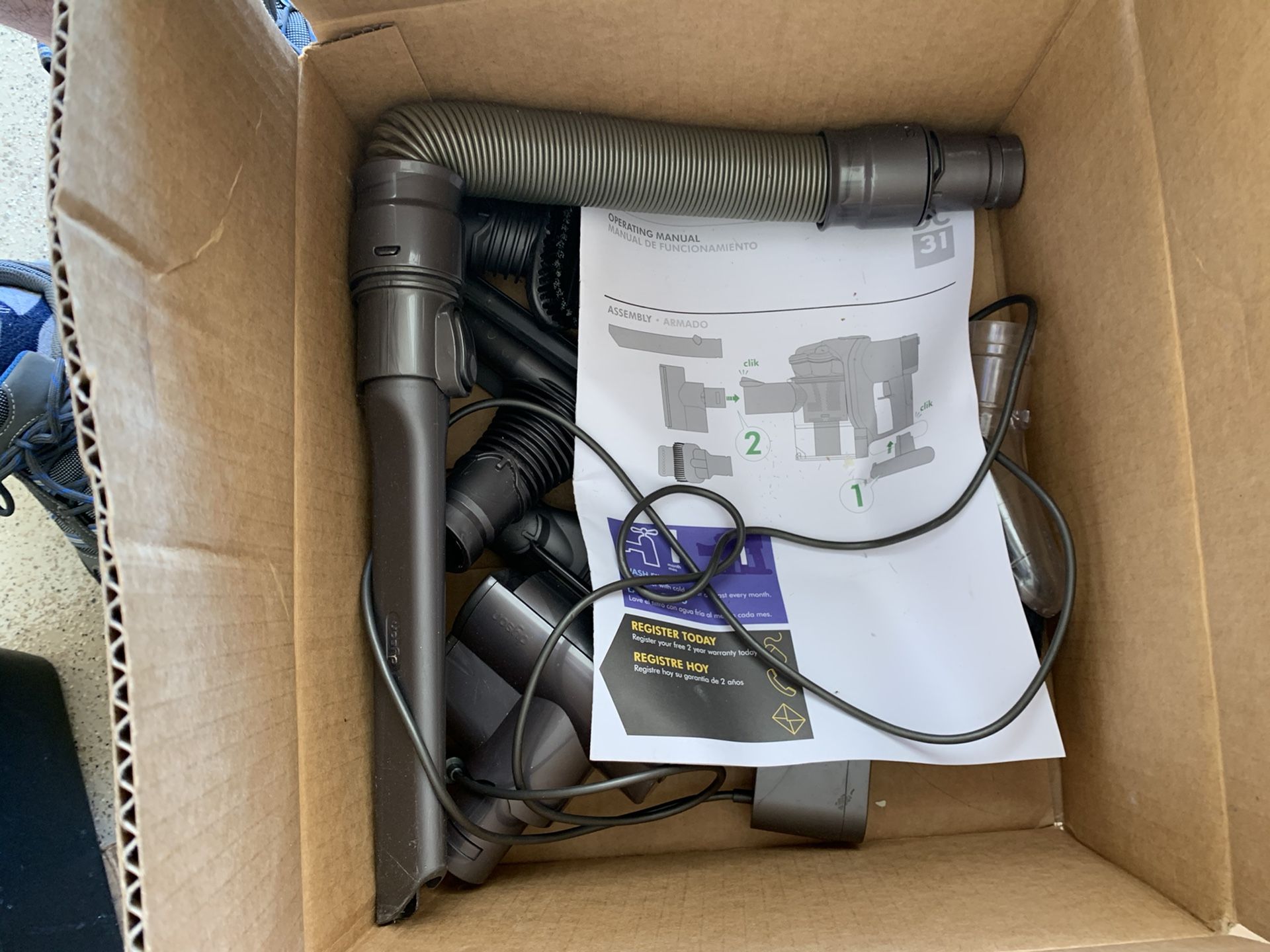 Cordless Dyson vacuum