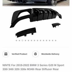 BMW G20 Rear Diffuser 