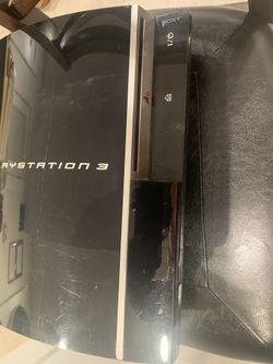 Sony PlayStation 3 Fat PS3 40GB Black Console Gaming System Only CECHL01