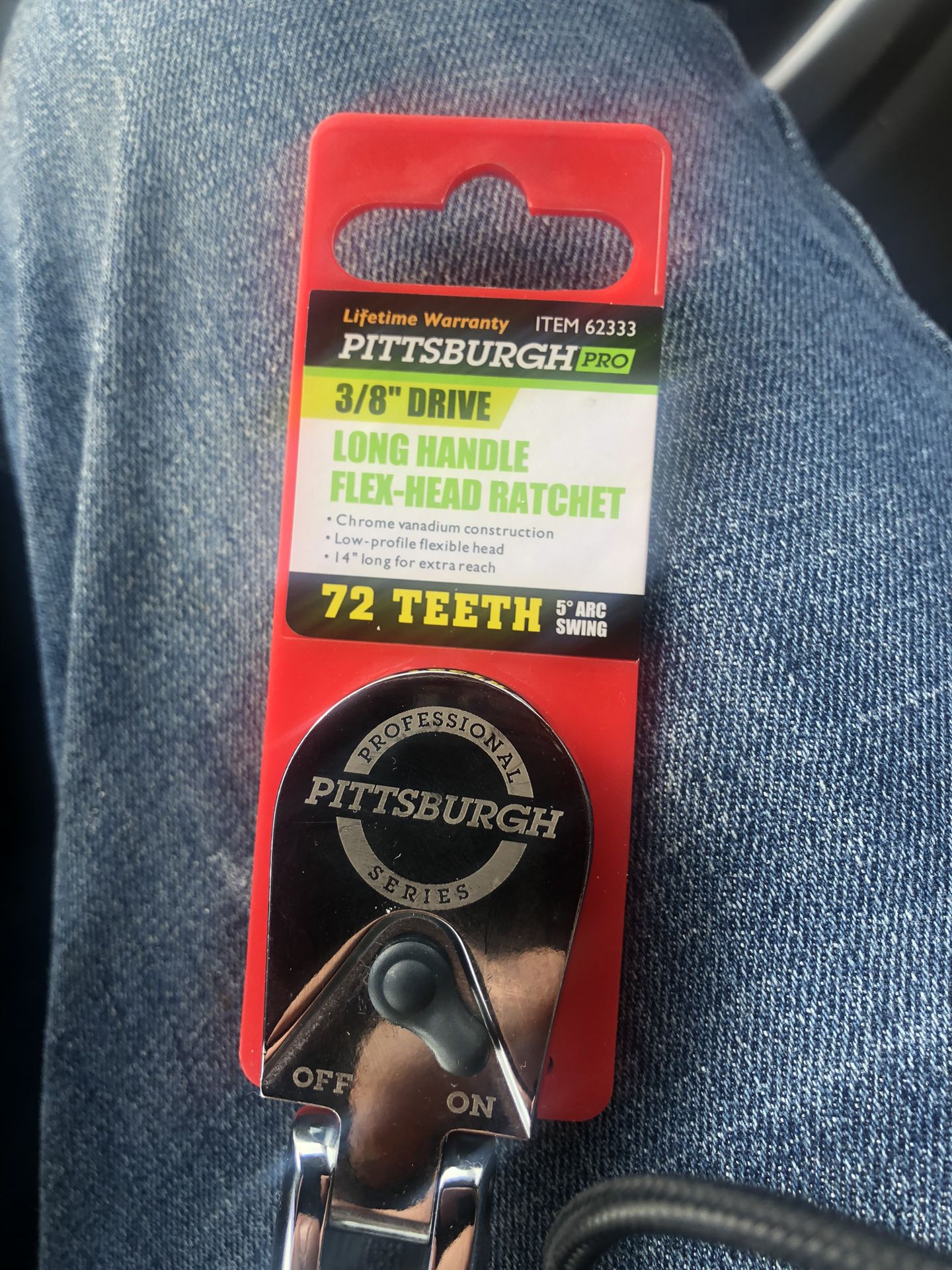 Pittsburgh Pro Flex Head Ratchet 72 Teeth