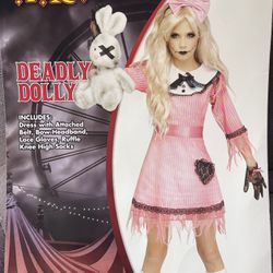 Girl’s Doll Halloween Costume 