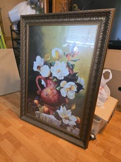 Magnolias in Terra Cotta by artist Fran Di Giacomo.