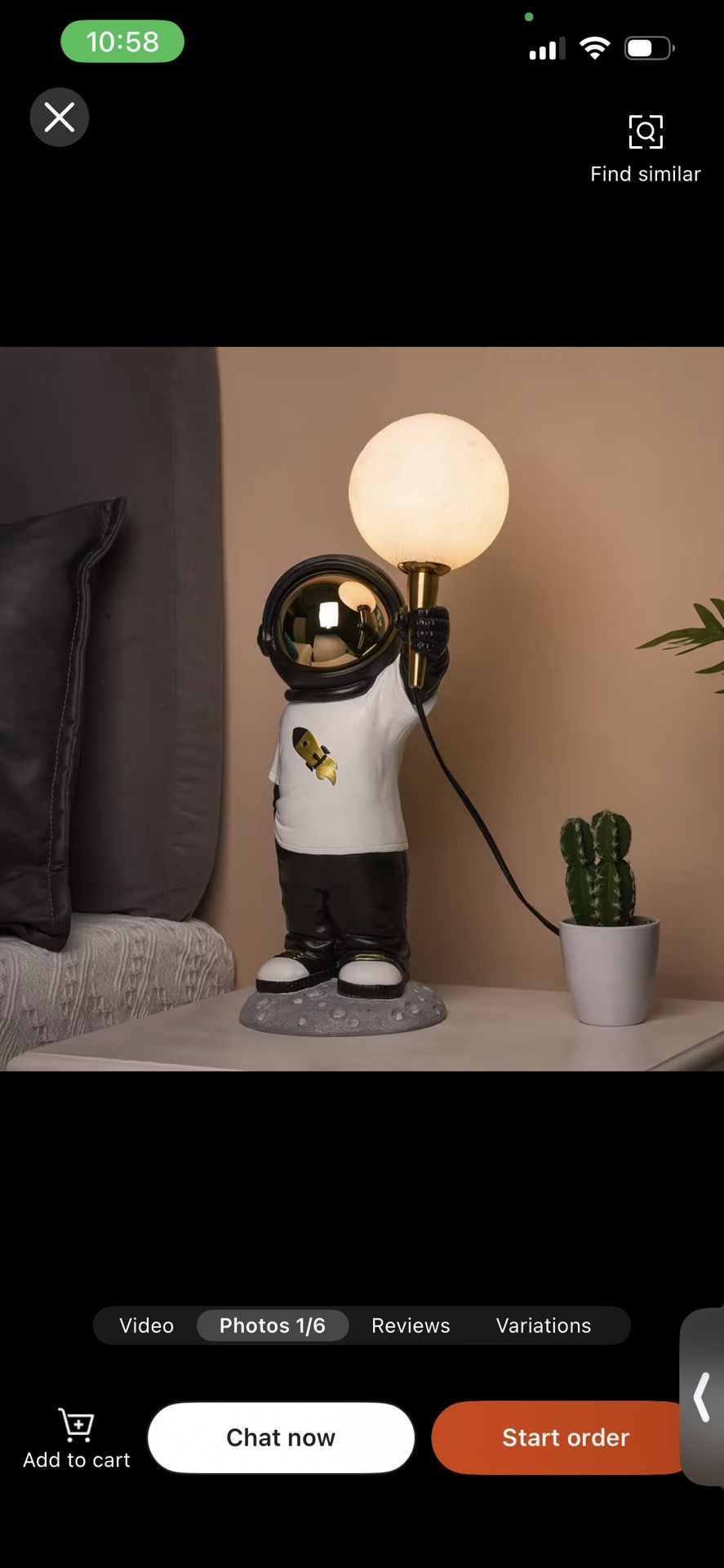 Led Lamps Resin Modern Table Lamp