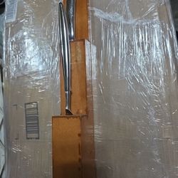 CARVEL HALL c1(contact info removed) "15 1/8" STAINLESS HAM  SLICER KNIFE & CARVING FORK