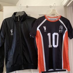 Haikyuu Hinata Shoyo Manga. Cosplay Jacket And Team Jersey 