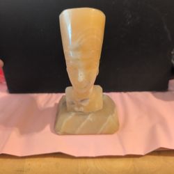 Vintage Nefertiti Marble Statue 