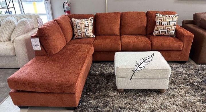 🧡 Brand New 🔥Aviemore Sectonial Sofa With Chaise