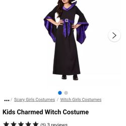 Halloween Girls Witch Costume (spirit) Size L