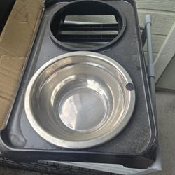 Stand Up Dog Food/ Water Bowl