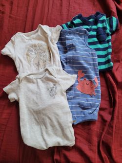 0-3 month baby boy onesies