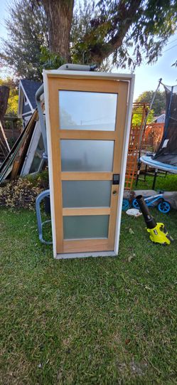 32x80 front or back door. Framed , ready to install.