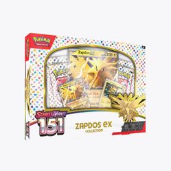 Pokemon 151 Zapdos Box