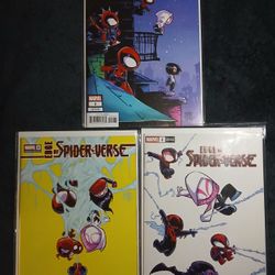 Marvel Edge Of Spider-Verse (2022-2024) Skottie Young Variant Comic Covers