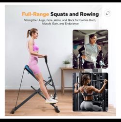 Squat Machine, Glutes and Legs w/ 3 Adjustable Resistance bands-supports 350lbs New