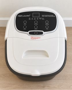 H&B Luxuries Foot Spa Massager with Heat — Like New