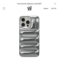 NEW - Urban Sophistication - The Puffer Case In Mirror