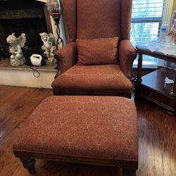 Large chair and Foot Rest