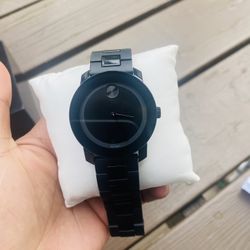 Movado Men’s Bold Black Bracelet Watch 