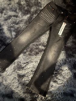 Purple jeans