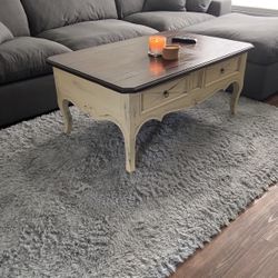 French Modern Coffee Table 4 Drawers 