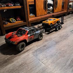 Two Cars Trailer Battery 700 