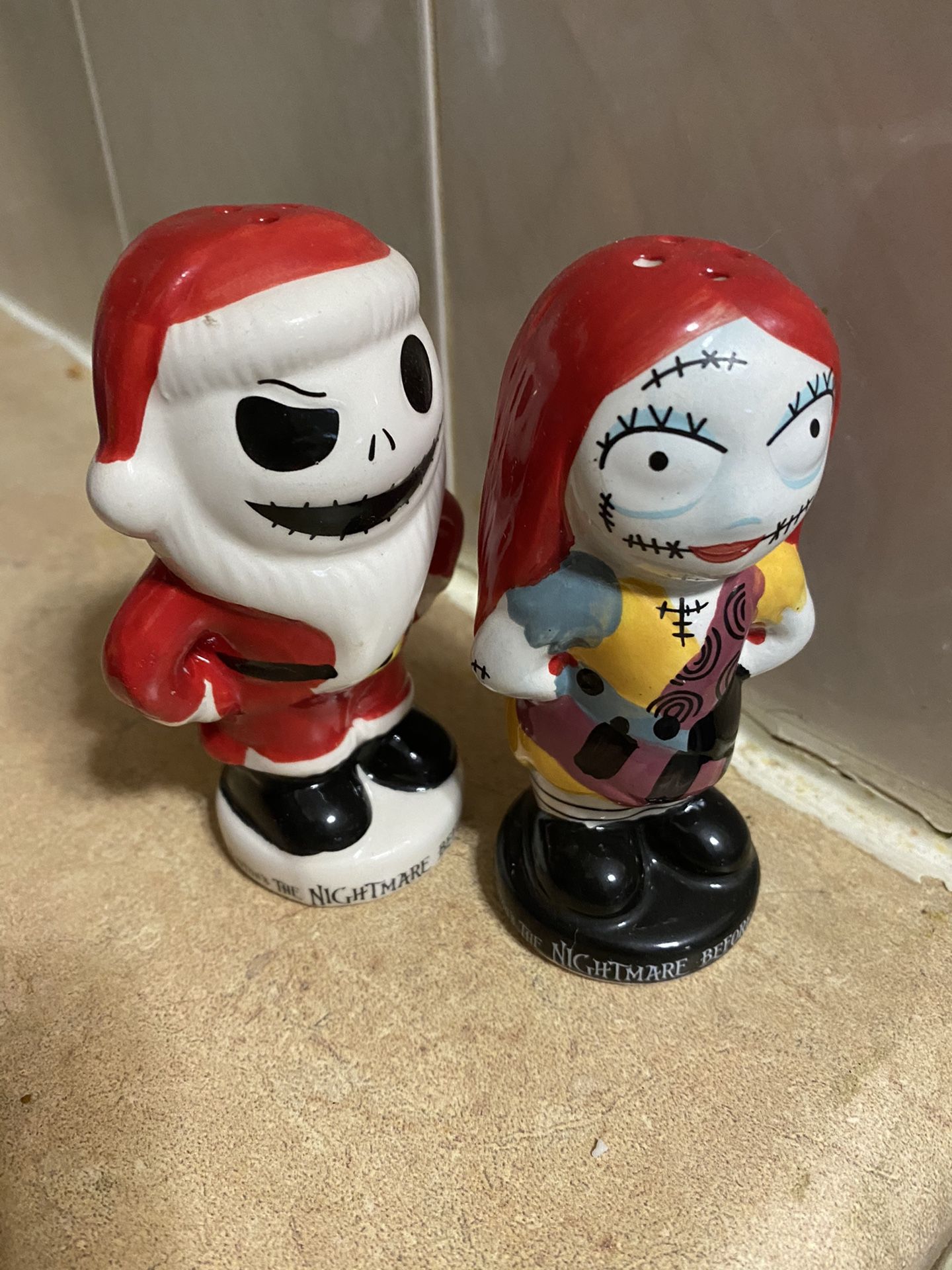 Nightmare before Christmas Salt and pepper shakers