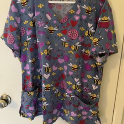 Women’s Plus Size Medical Scrub Top