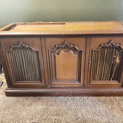 1960s Magnavox Media Cabinet- 8 track/Radio/Record Player 